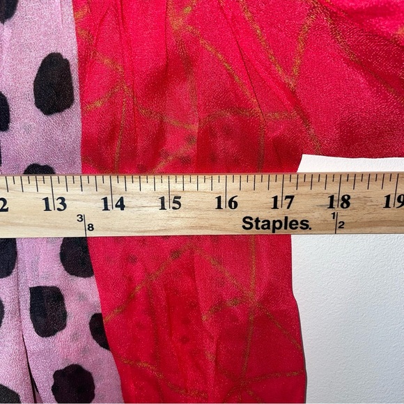 Bl^nk London x Anthropologie MIRANDA PEASANT Pink Black Eclectic Size Petite S - Picture 10 of 12